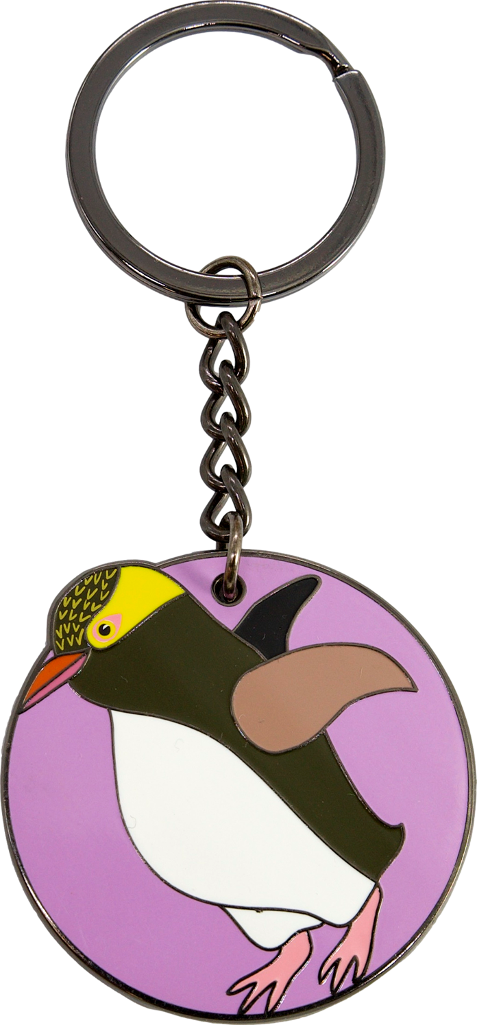 Keyring - Enamel Penguin