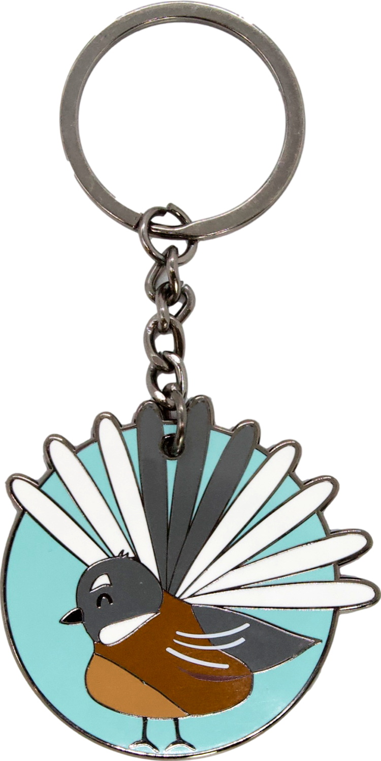 Keyring - Enamel Fantail