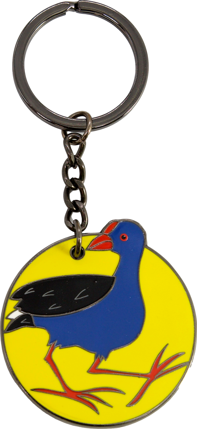 Keyring - Enamel Pukeko