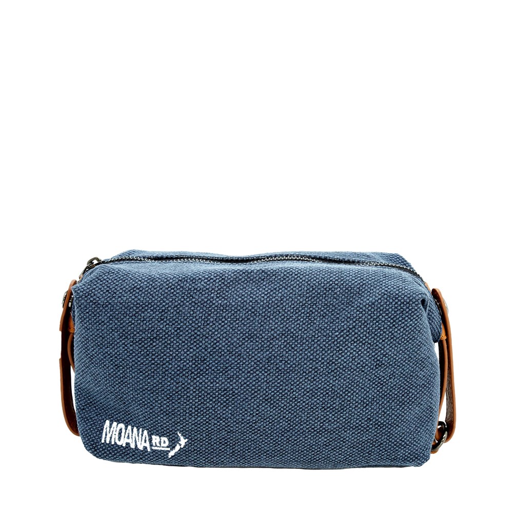 Canvas Toilet Bag - Blue