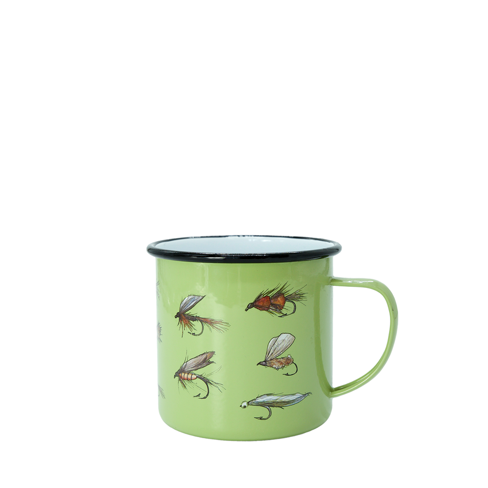 Enamel Mug Small - Fly Fishing