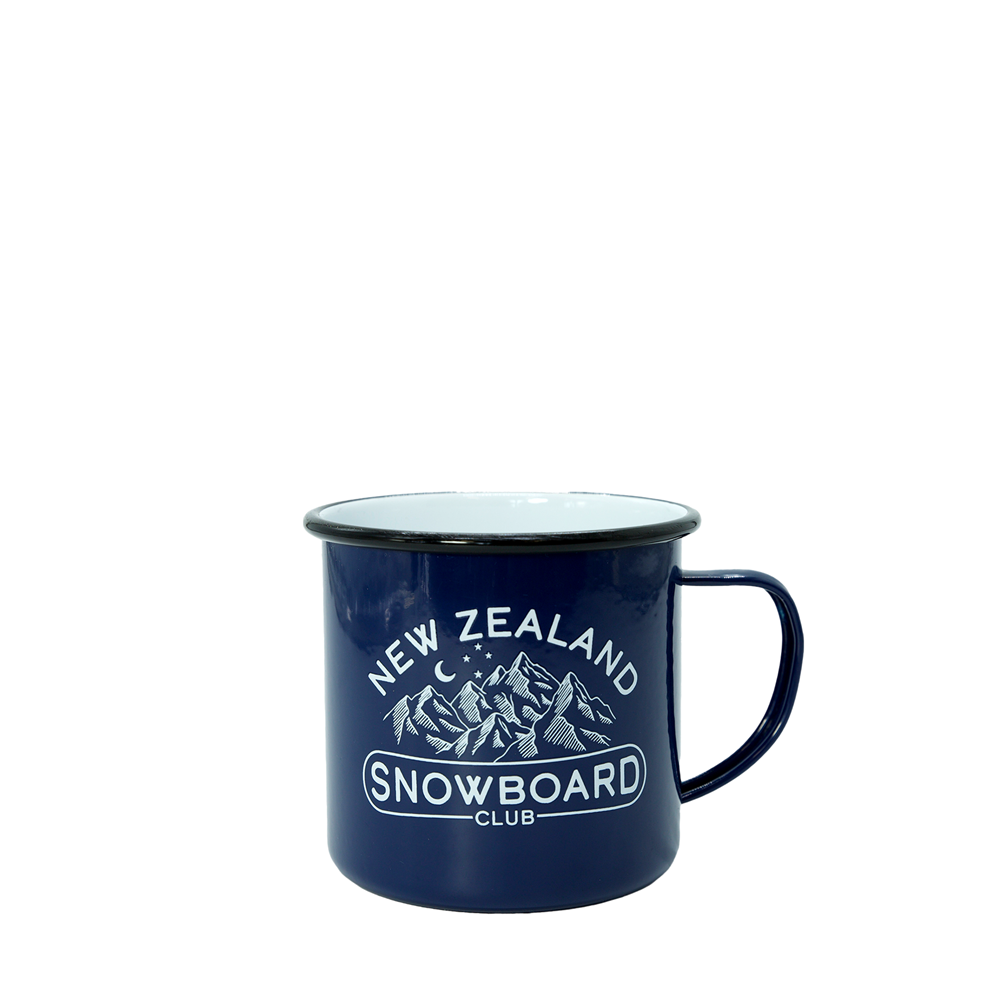 Enamel Mug Small - Snowboard