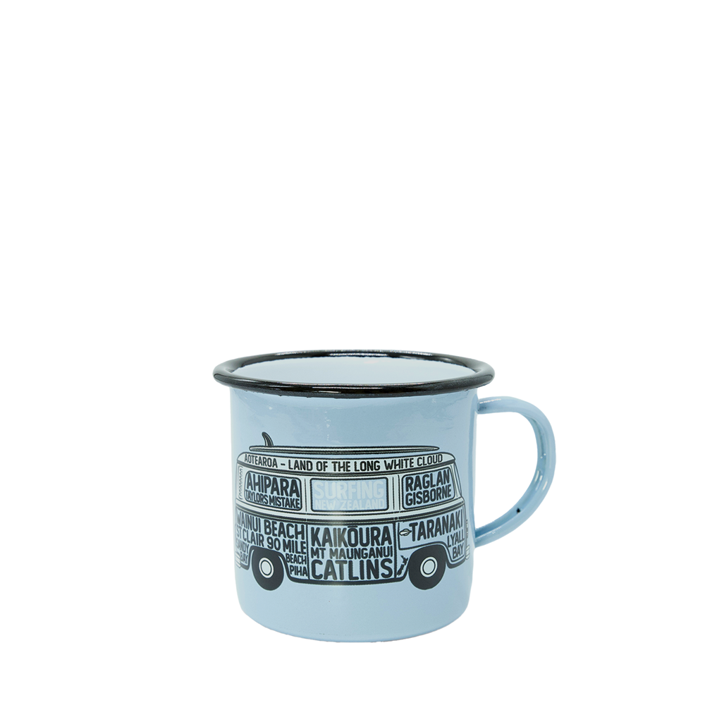 Enamel Mug Small - Surfing