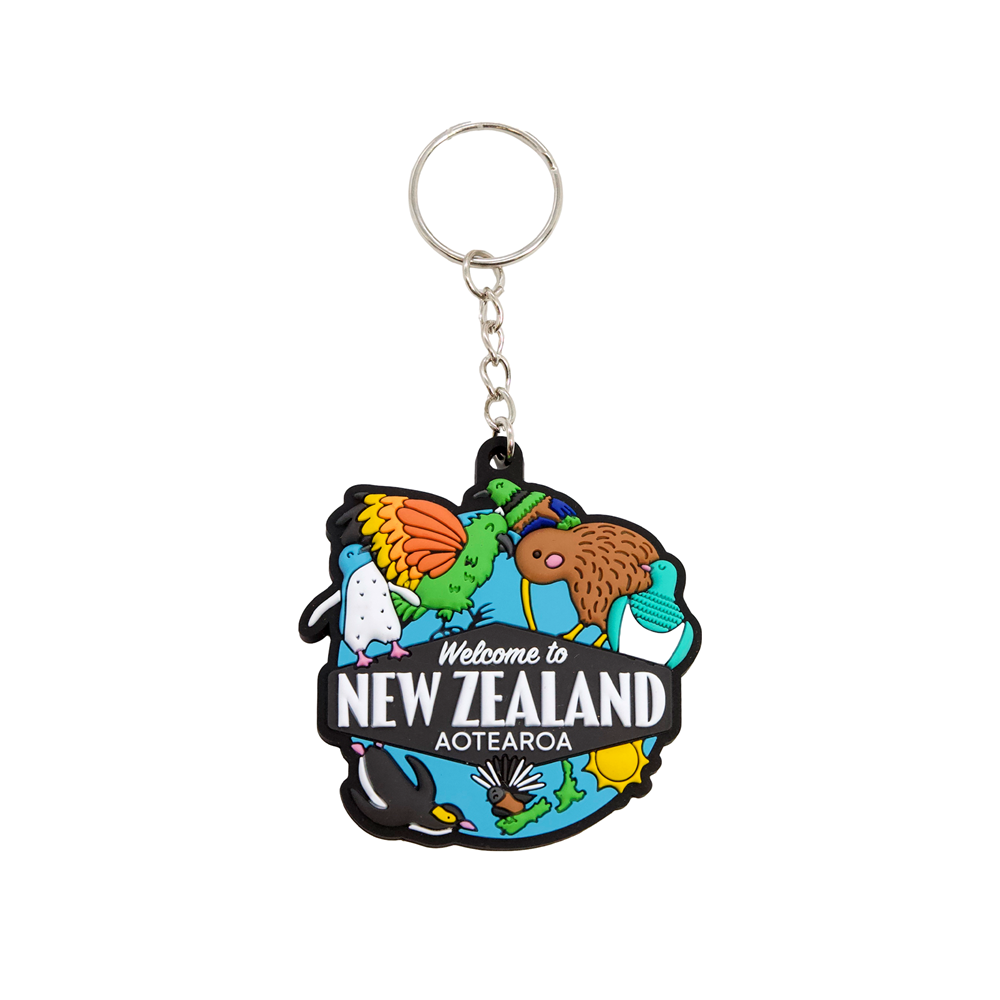 Keyring - Silicone NZ Birds