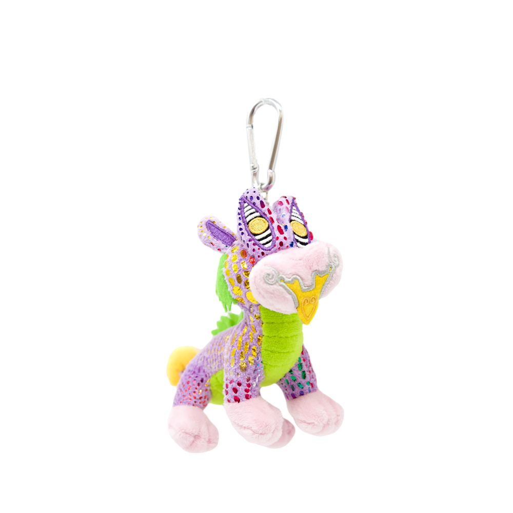 Keyring - Soft Toy Taniwha (Purple)