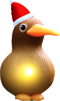 Kiwi Santa Light