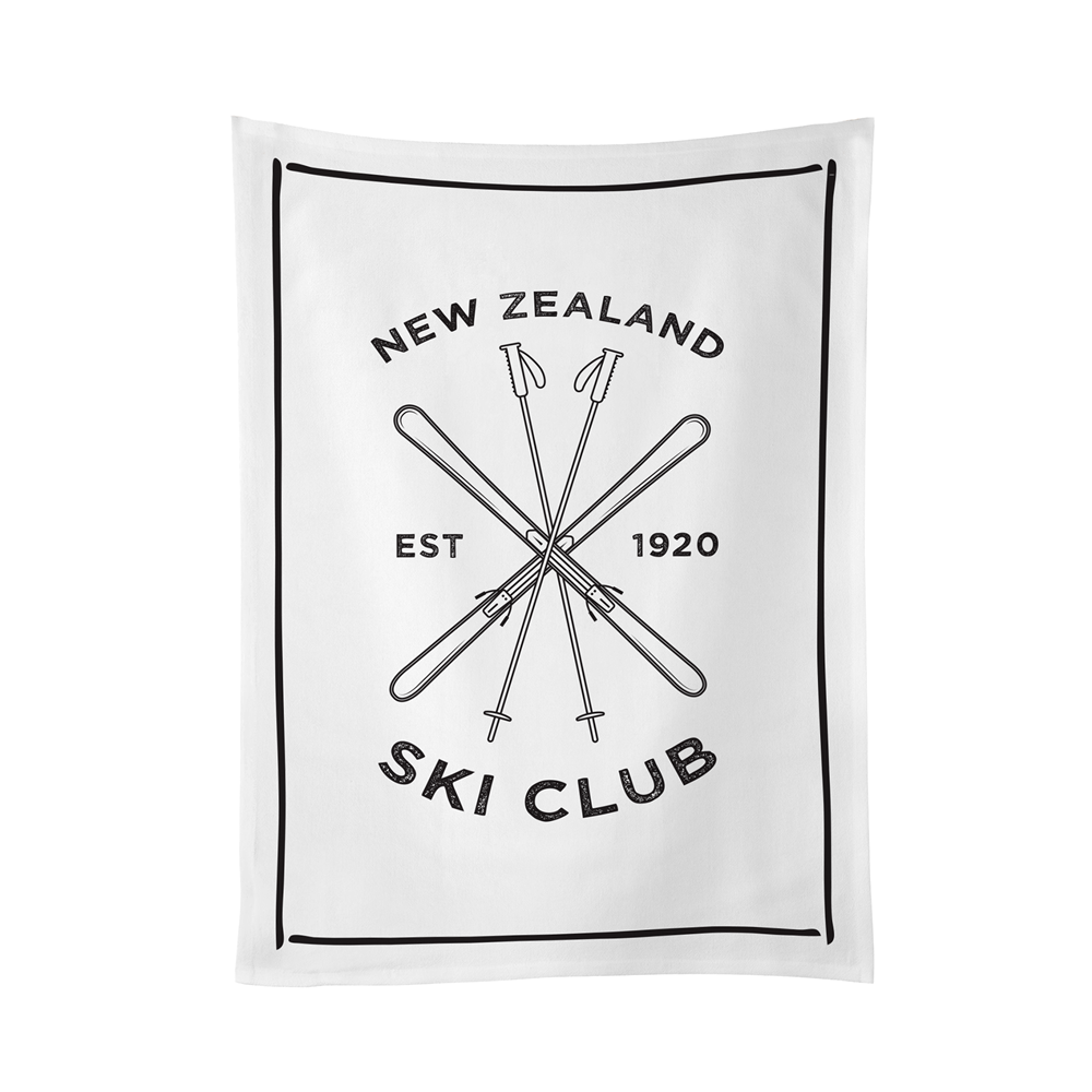Tea Towel - Ski