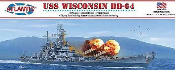 Atlantis USS Wisconsin BB-64 1-600 Scale