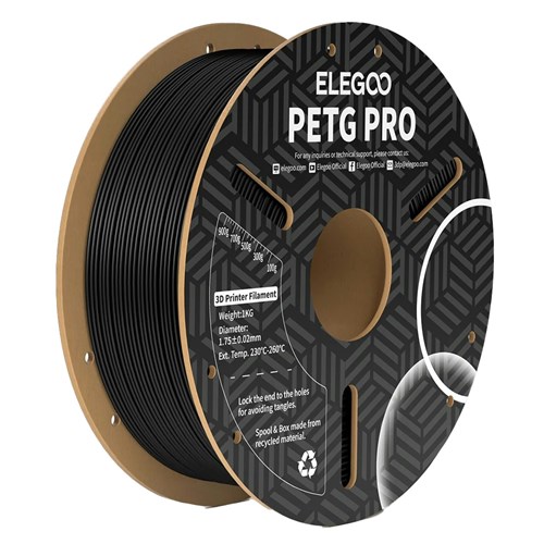 FILAMENT PETG PRO BLK 1.75MM 1KG RL