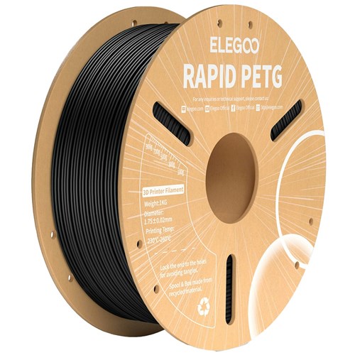 FILAMENT PETG RAPID BLK 1.75MM 1KG RL