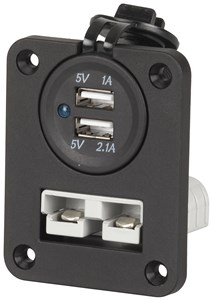 MNT PNL ANDERSON SB50 2POLE+USB-A SKT SAVE $6.00