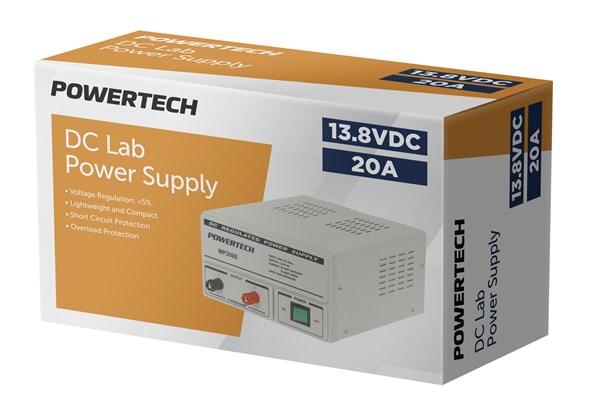 PSU LAB 13.8VDC 20A REG POWERTECH SAVE $40.00