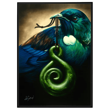 Framed Art Print Harmony by NZ artist Dave Sotogi