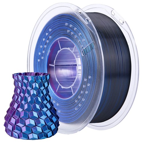 FILAMENT SILK-PLA BLU/PUR/BLK 1.75MM 1KG