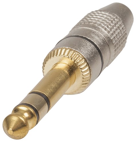 PLG LINE 6.5MM STEREO MTL GLD PRO BLK