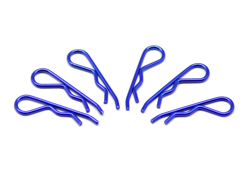 Arrowmax 1/8  Body Clip metallic blue AM-103123