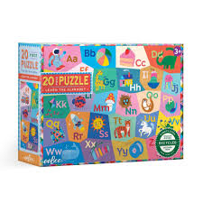 eeBOO 20 Piece Puzzle - Learn the Alphabet