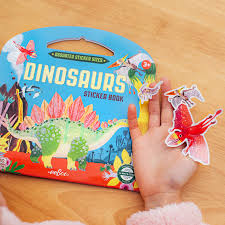 eeBOO Shiny Sticker Book- Dinosaurs