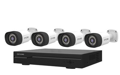 NVR KIT POE 5MP 4CH + 4 X 5MP CAMS