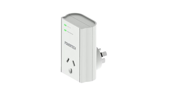 SURGE PROTECTOR MAINS SGL-OUTLET WHITE